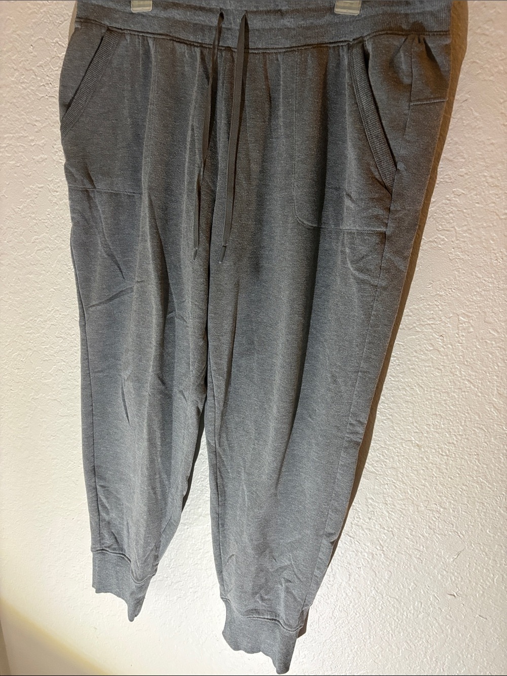 Athletic Works Women's Gray Drawstring Jogger Pants